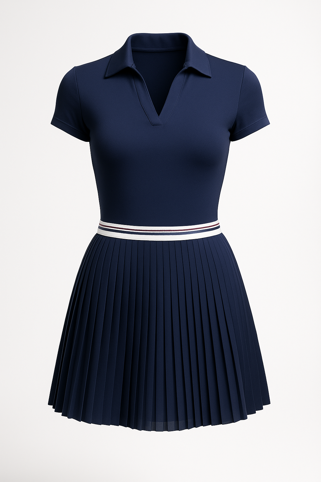 Conjunto Esportivo Feminino Vitalinovo – Saia Plissada e Polo de Alta Performance