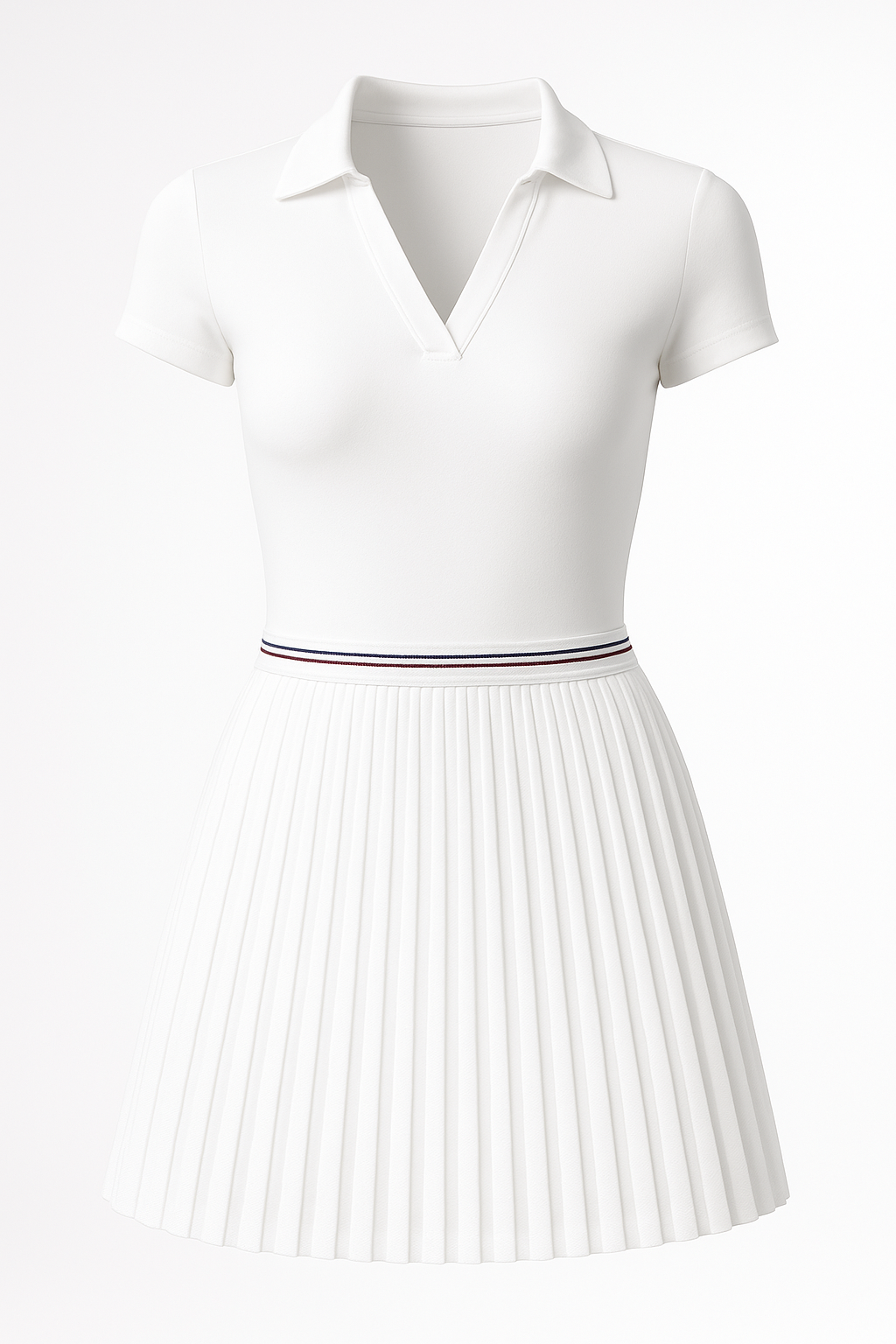 Conjunto Esportivo Feminino Vitalinovo – Saia Plissada e Polo de Alta Performance