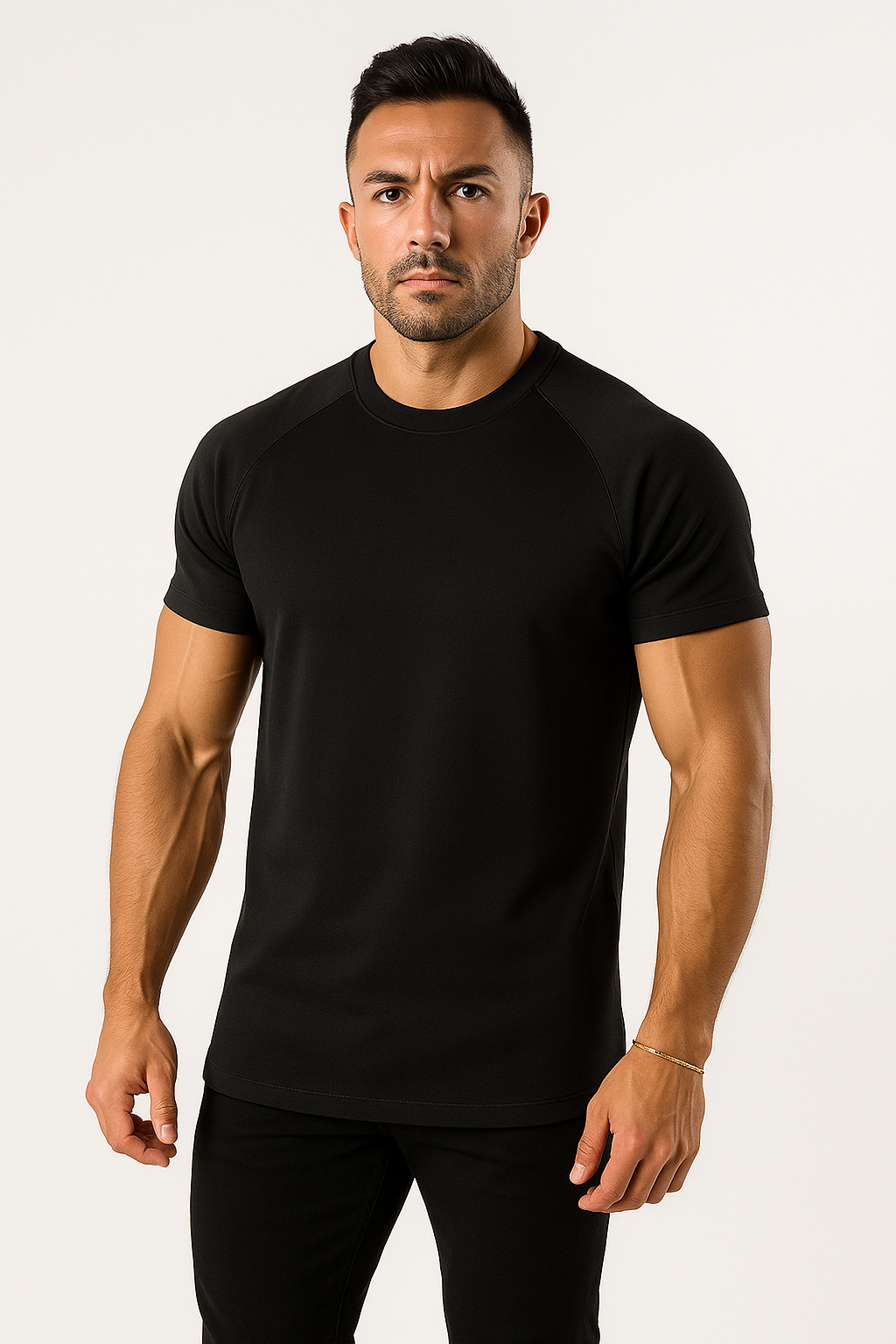 Camisa justa esporte masculina