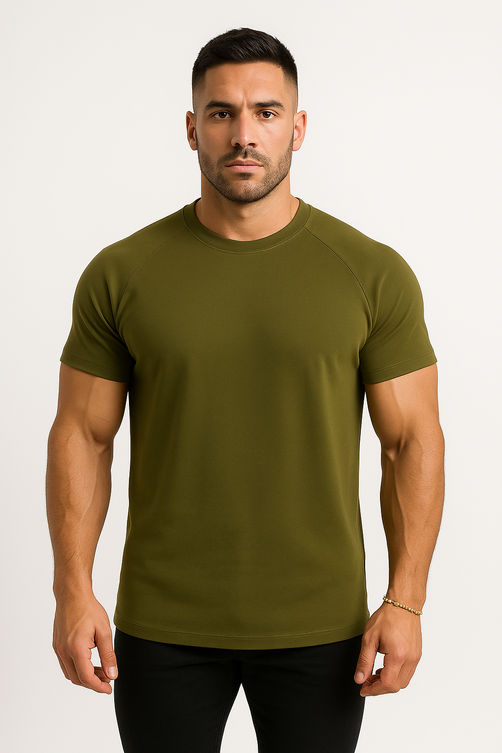 Camisa justa esporte masculina