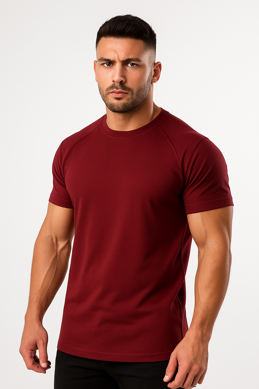 Camisa justa esporte masculina