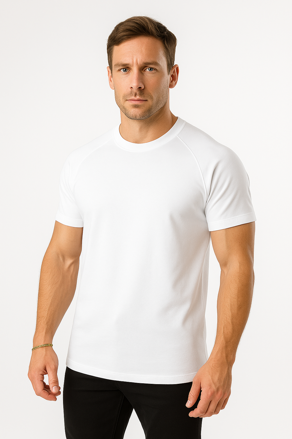 Camisa justa esporte masculina