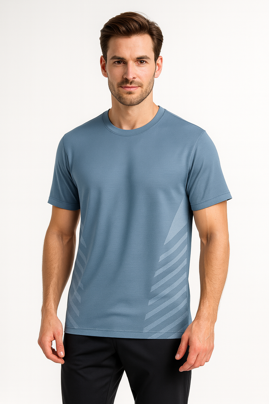 Camisa leve de corrida masculina