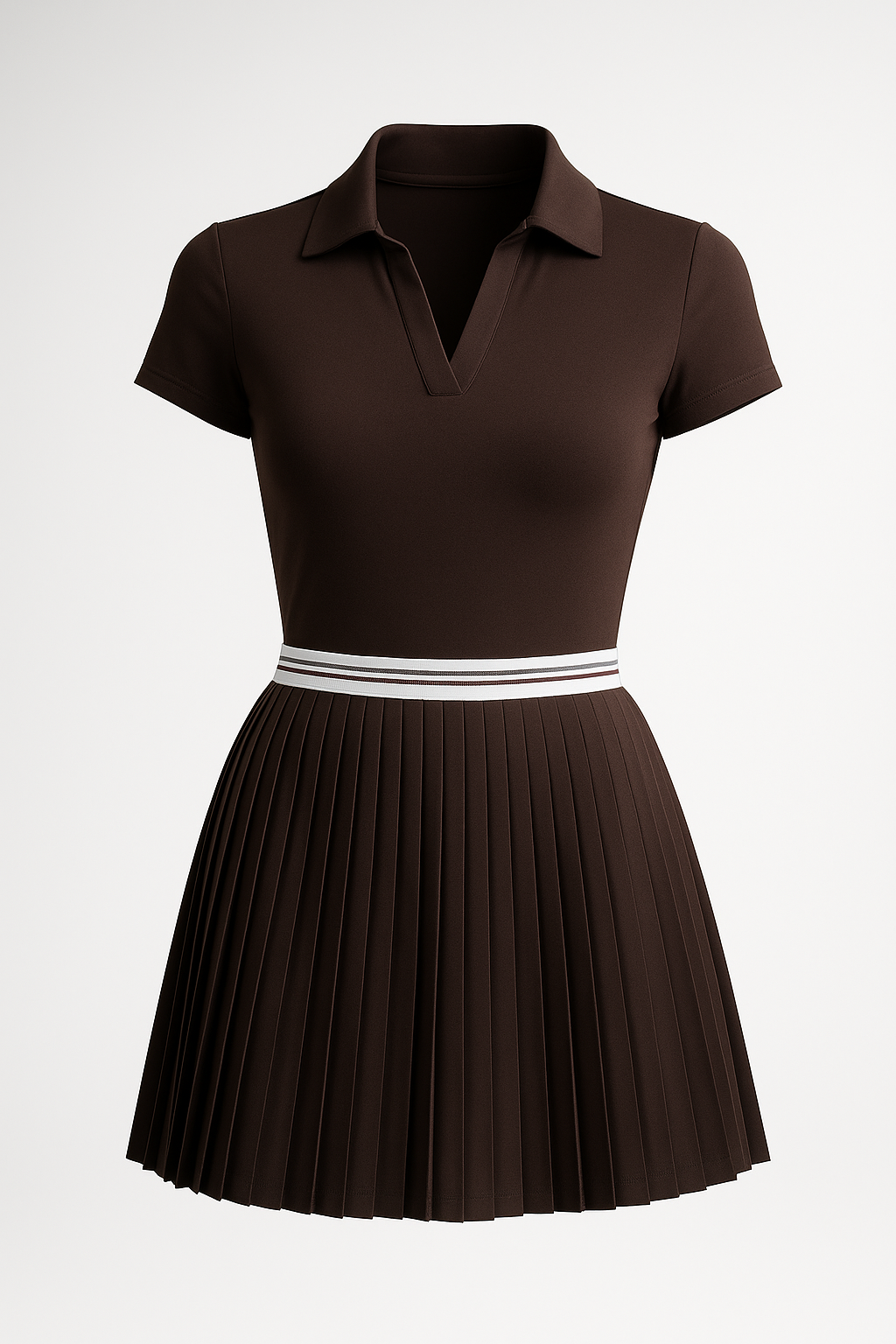 Conjunto Esportivo Feminino Vitalinovo – Saia Plissada e Polo de Alta Performance