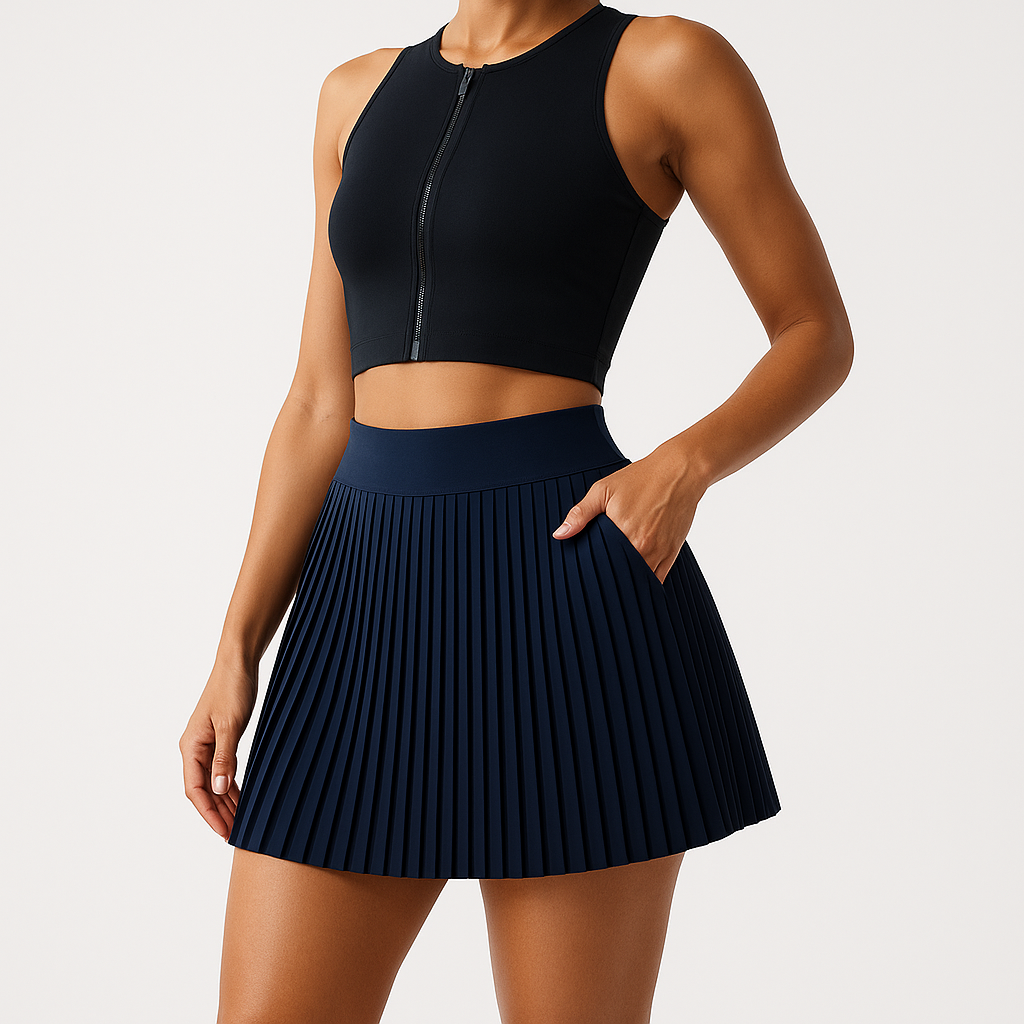 Floral Discount Sports Skirt for Women Quick-drying Badminton Tennis Trousers Skirt Fitness Half-body Pleated Skirt Shorts