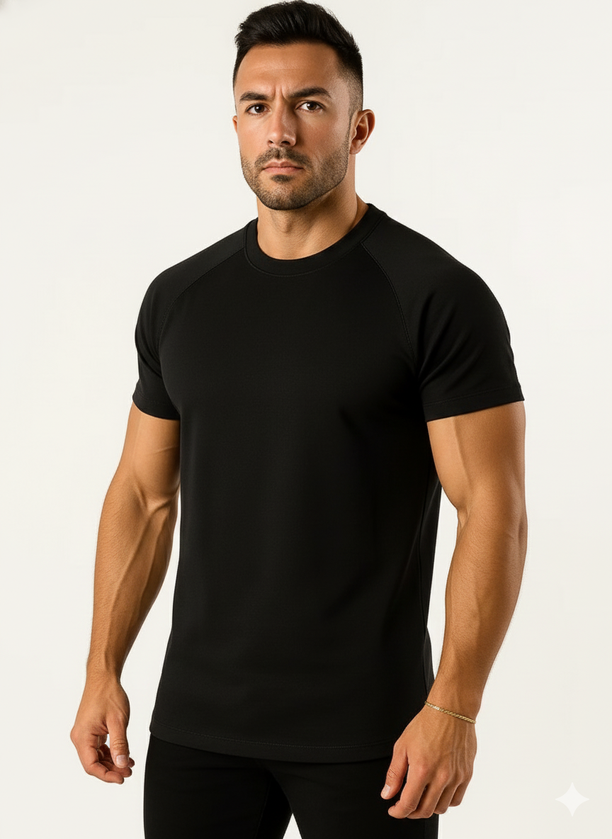 Camisa justa esporte masculina